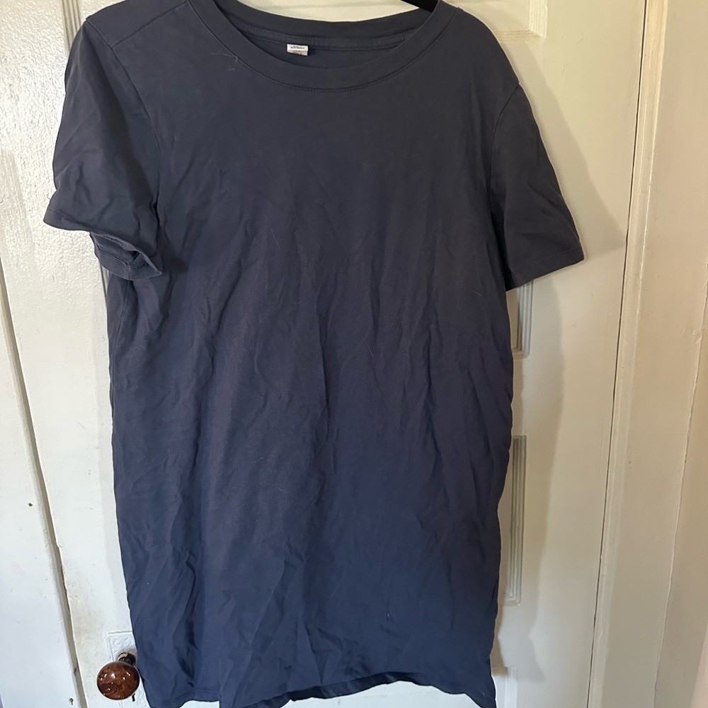 Old Navy Womens Navy Short Sleeve Tshirt Dress